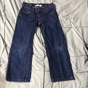 Levi's 504 boys 7 regular Deep Indigo Jeans